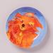 Anthropologie Dining | Anthropologie Carole Akins Sadie Dessert Plate | Color: Blue/Orange | Size: Os
