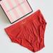 Victoria's Secret Intimates & Sleepwear | Large Victoria’s Secret Rusty Red Ribbed Hiphugger Panty | Color: Orange/Red | Size: L