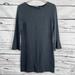Madewell Dresses | Madewell Charcoal Dark Heather Gray Bell Sleeve Knit Dress | Color: Gray | Size: S