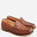 J. Crew Shoes | J Crew Winona Penny Loafers In Woven Italian Leather Item Bp308 | Color: Brown | Size: Various