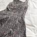 American Eagle Outfitters Dresses | Aeo Floral Dress W/ Cutout Back | Color: Gray | Size: S