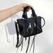 Rebecca Minkoff Bags | Black Rebecca Minkoff Micro Moto Leather Satchel | Color: Black/Silver | Size: Os