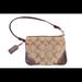 Coach Bags | Coach Signature Wristlet Wallet Clutch Bag Handbag | Color: Brown/Tan | Size: Os