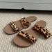 J. Crew Shoes | J Crew Calf Hair Leopard Print Sandals | Color: Black/Tan | Size: 8