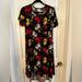 Lularoe Dresses | Lularoe Disney Carly Dress | Color: Black/Yellow | Size: M