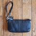 Coach Bags | Coach Black Pebbled Leather Capacity Wristlet Nwt | Color: Black | Size: Os