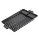 BBQ Plate 32 X 26cm Portable Non-Stick Coated Stove Top Plate Rectangular Korean BBQ Plate