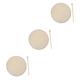 ibasenice 3 Sets Children's Toy Tambourine Children's Toys Drum Toy Percussion Drum Instrument Drum Toys for Hand Drum with Drumstick Double Sided Drum Stick