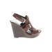 Calvin Klein Wedges: Brown Shoes - Women's Size 7