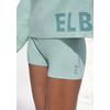 Strickhose ELBSAND, Damen, Gr. 48/50, N-Gr, blau (türkis), Feinstrick, Obermaterial: 50% Viskose (LENZING ECOVERO), 28% Polyester, 22% Nylon, unifarben, meliert, elegant, bequem kurz, Hosen, aus hochwertigem Strick, mit Logostickerei, Loungewear