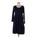 Torrid Casual Dress - Fit & Flare: Blue Solid Dresses - New - Women's Size Large Plus