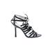 GUESS by Marciano Heels: Black Solid Shoes - Women's Size 7 1/2 - Open Toe