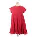 Aura Casual Dress - DropWaist: Red Dresses - Women's Size Small