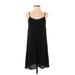 Mossimo Supply Co. Casual Dress - Slip dress: Black Solid Dresses - Women's Size Small