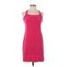 Banana Republic Casual Dress - Shift: Pink Solid Dresses - Women's Size X-Small