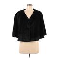 Eva Longoria Faux Fur Jacket: Black Jackets & Outerwear - Women's Size Large
