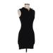 Charlotte Russe Casual Dress - Sheath: Black Solid Dresses - Women's Size Medium