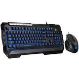 Thermaltake Commander Combo V2 Gaming Keyboard and Mouse Set CM-CMC-WLXXMB-US