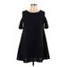 AX Paris Casual Dress - A-Line: Black Solid Dresses - Women's Size 10