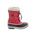 Sorel Rain Boots: Red Shoes - Kids Boy's Size 3