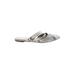 Charming Charlie Flats: Silver Jacquard Shoes - Women's Size 7