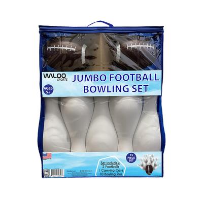 Waloo Sports Jumbo Football Bowling Set