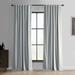 Exclusive Fabrics Essential Polyester Solid Blackout Curtains - Thermal Insulated Window Curtains Rod Pocket (Single Panel)