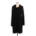 Michael Stars Casual Dress - Sweater Dress: Black Dresses - Women's Size Medium