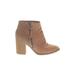 Universal Thread Ankle Boots: Tan Shoes - Women's Size 7