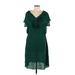 Lands' End Casual Dress: Green Dresses - Women's Size 12