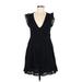 By Anthropologie Casual Dress - Mini: Black Dresses - Women's Size Medium