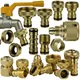 Rubinetto in ottone Connettore rapido 1/2 '' 3/4 '' 1 '' Tubo da giardino Accoppiamento in rame 16mm 20mm Adattatore per tubo Riparazione Irrigazione Raccordi per pistola Strumento