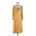 Velvet Torch Casual Dress: Yellow Dresses - New - Women's Size Medium