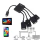 Z50 4 Port USB OTG Host Hub Adapter Cable Micro USB OTG Charge HUB for smartphone and tablet