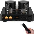Juson Audio JTA100 200W Amplificatore valvolare Valvola a vuoto BT5.0 Hifi Stereo USB RCA Opt Cuffie fono remote 2.1CH per giradischi