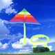 Cerf-volant Triangle Coloré Arc-en-ciel pour Enfant Jouets de dehors Amusants en Plein Air avec