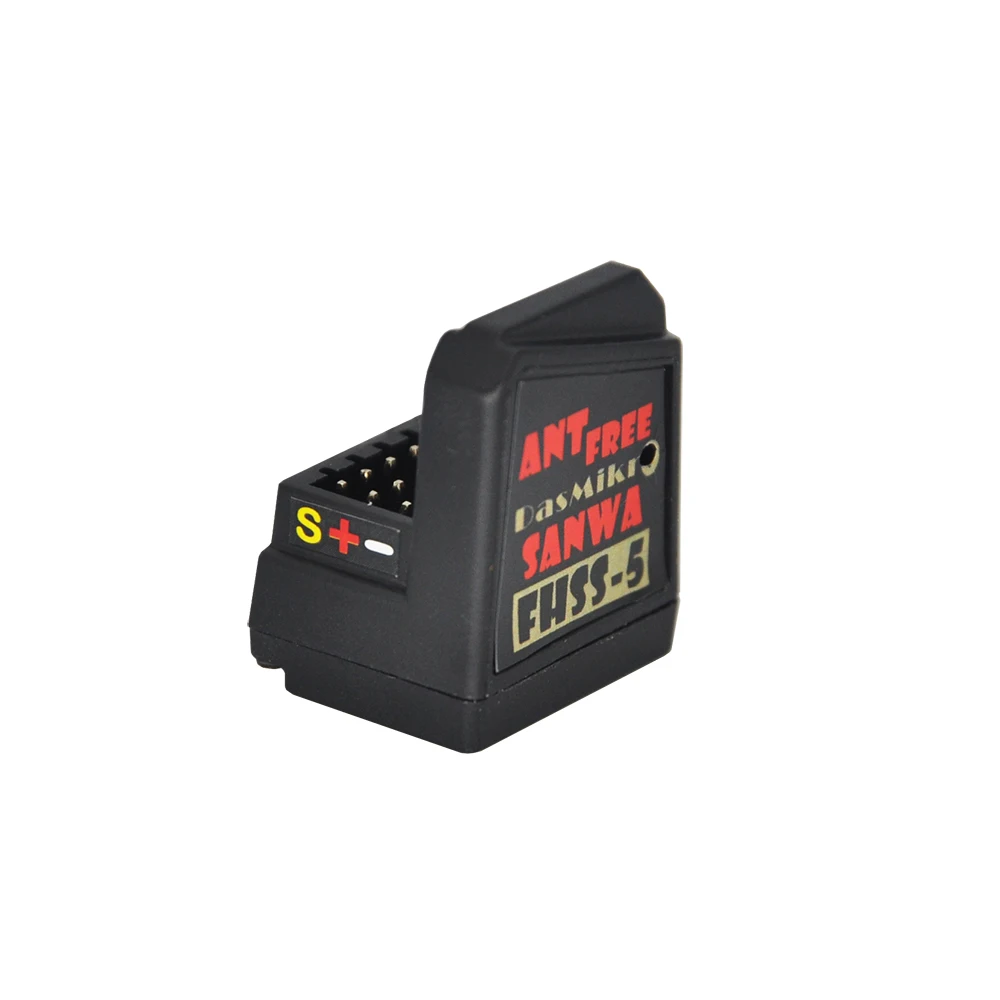 Dasmikro FH5 V1 2,4 GHz DSK-492i 4-Kanal SSL Telemetrieempfänger Eingebaute Antenne kompatibel Sanwa FHSS-5 für M17 MT-5 MT-R Image