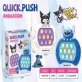 New Stitch Smile Quick Push Game Pop Up Fidget Bubble Electronic Pop it Pro Game Lightweight