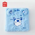 Miniso Care Bears Plush Diary Kawaii Anime Cartoon Cute Rainbow Bear Plush Embroidery Student