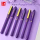 WQN-Stylo rmatérielle violet unique stylo à bille violet à séchage rapide pointe de stylo 1.0mm