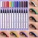 Eyeliner liquide imperméable stylo eye-liner 12 couleurs longue durée vert jaune violet bleu