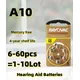 6-60Pcs Hearing Aid Batteries A10 ZA10 10A P10 PR70 Rayovac Peak High Performance Zinc Air Battery