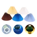 DIY pleated lampshade table lamp / wall lamp / floor lamp / chandelier cloth cover E27 lighting