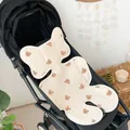 Baby Stroller Liner Breathable Soft Cotton Newborn Car Seat Cushion Seat Pad Infant Pushchair