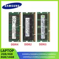 SAMSUNG Notebook Ram SODIMM Memoria DDR4 DDR3 DDR2 16GB 8GB 4GB 2GB 3200 2666 2400 1866 1600 1333
