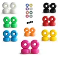 4pcs Combo 52mm skateboard wheels with bearing complete PU Wheels Skateboard parts Colorful ABEC-11