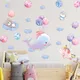 Cartoon wall stickers children's room girl bedroom wallpaper self-adhesive warm wall decoration