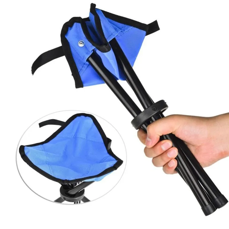 Liegestühle Outdoor Multifunktion tragbare Klapp hocker Dreieck Hocker leichte ultraleichte Camping Angeln Slacker Stuhl Image