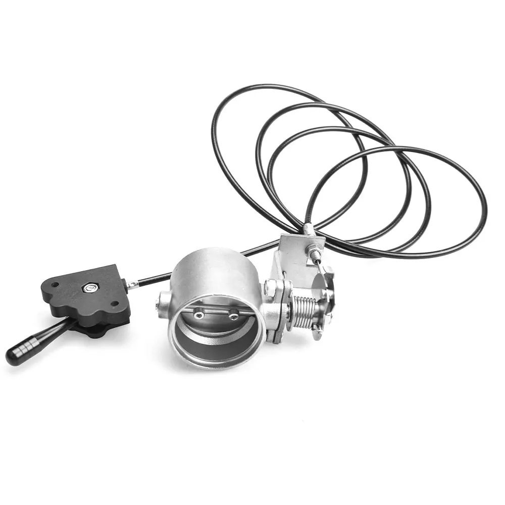 Universelles Motorrad-Auslassventil 2,0 Zoll 51 mm, manueller Betrieb ​ Auspuff Ausschnitt Auspuffrohr Schalldämpfer Unterstützung Schweißen Wasserdicht Image