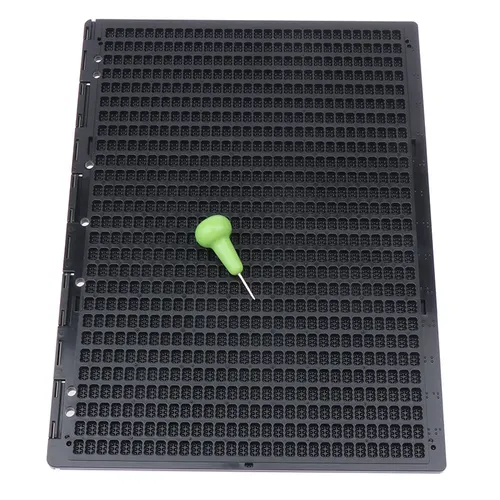 27 Zeilen 30 Zellen Braille-Schreibtafel mit 1 Stift Schreibtafel für Blinde (ganzseitig)